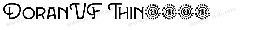 DoranVF Thin字体转换